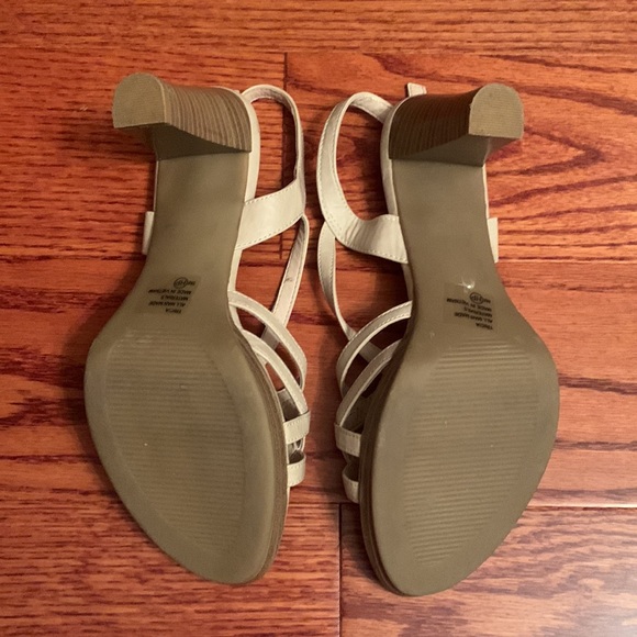 Jelly pop beige heeled sandals - Picture 7 of 11